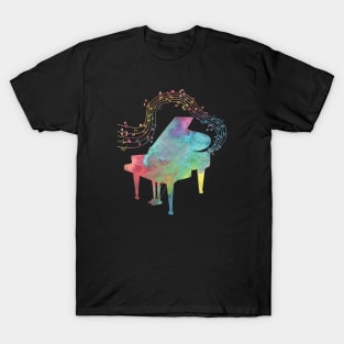 Piano And Music Notes T-Shirt